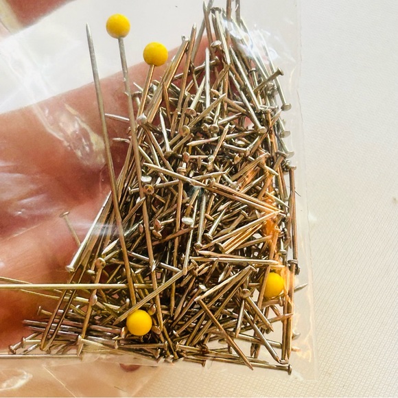 Vintage 1970 Handmade push pin ball ornaments set of 2 silver filagree p… - Picture 13 of 16